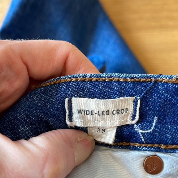 Madewell Wide Leg Crop US 29 - Picture 4 of 8